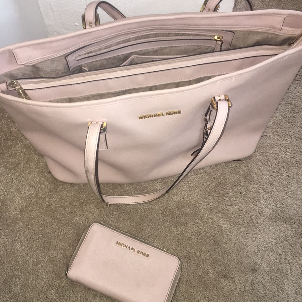 MK bag and wallet